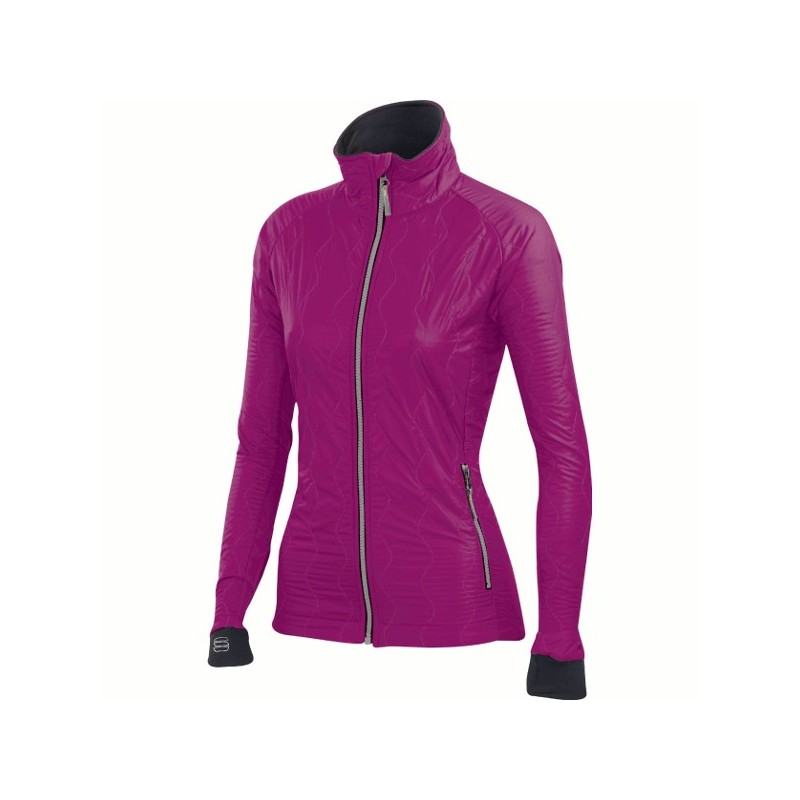 Damen Skijacke Sportful Punta W Granatapfel/schwarz Damen Skijacke Sportful Punta W Granatapfel/schwarz